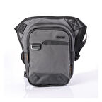 ÇÇS 31257 Motosiklet Bel Bacak Çantası Gri