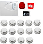 TELETEK YANGIN ALARM SİSTEMİ SETİ 14 LÜ