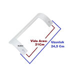 Arçelik Uyumlu 3021 NY Buzdolabı Kapı Kolu Beyaz Renk Buzdolabı Kol 1 ADET