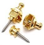 Raymond Joes SB01GD Gitar Askı Kilidi Strap lock (1 Çift ) Sarı