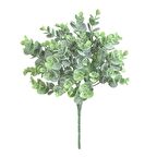 Yapay Çiçek Okaliptus Şimşir Demeti Pudralı Pastel Yeşil Garnitür Aradal Dekoratif Yapay Bitki