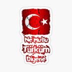 Ne mutlu Türküm Dİyene Sticker 16 CM