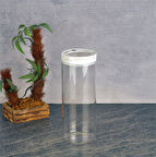 Thn cam kavanoz - cam erzak saklama kavanoz 12 li borosilikat cam 3 boy