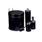 Maxiflow Pedallı Çöp Kovası &Wcfırça+Sab+Diş 4'Lü Set Siyah