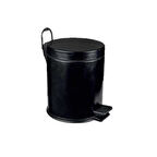 Maxiflow Pedallı Çöp Kovası 16Lt Ø25*44Cm Siyah