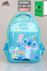 "DEKOMUS CEP DEFTERİ HEDİYELİ" YENİ SEZON LİSANSLI STITCH "GALAXY POP KOLEKSİYONU" İLKOKUL ÇANTASI 