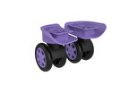 Keo-Plus PP Valiz Tekerleği Sağ ve Sol Lila Renk