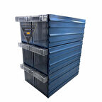 Sembol 501 Plastik Çift Çekmeceli Kutu 302X210x124mm 18 Adet