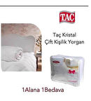1 Alana 1 Bedava Çift Kişilik Microfiber Yorgan