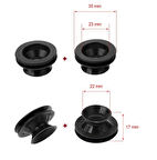 Kumtel Uyumlu Ocak Düğme Altı Sızdırmazlık Conta 4 Lü , Ankastre Cam Ocak Düğme Contası