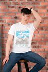 FBI JEANS DESENLİ SLİMFİT PAMUKLU ERKEK T-SHİRT