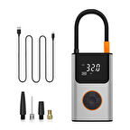 4000 MaH Şarjlı Taşınabilir Araba Lastik Hava Top Şişirme Pompası Led Işıklı Dijital Hava Kompresörü