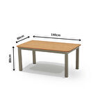 Palermo Yüksek Sehpa 