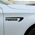 Mazda MX-5 için Yan kapı ve Çamurluk uyumlu havalandırma görünümlü marka yazılı aksesuar set