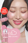 İnce Yapılı, Ciltle Bütünleşen, Pigmentli Likit Allık PERIPERA Syrupy Tok Cheek (02 Milky Lavender)