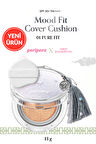 Yarı Mat Bitişli Filtre Etkili Cushion PERIPERA Mood Fit Cover Cushion SPF50+PA++++(01 Pure Fit)