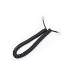 Spiral Siyah Pluglu Ahize Kordonu 30 Cm