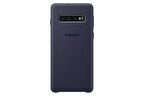 Galaxy S10 ile Uyumlu Kılıf Silicone Cover Lacivert EF-PG973TNEGWW