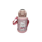 AKILLIELMA-TAROS CUTE PEMBE ANİMALS ÇELİK MATARA 500 ML