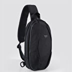 Ççs 31409 Tek Omuz Askılı Sırt ve Göğüs Çantası Siyah