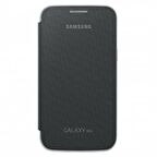 Galaxy Win i8552 ile Uyumlu Flip Cover Kılıf Siyah EF-FI855BSEGWW