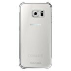 Galaxy S6 ile Uyumlu Clear Cover Gümüş EF-QG920BSEGWW