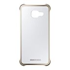 Galaxy A3 (2016) A310F ile Uyumlu Clear Back Cover Kılıf Altın EF-QA310CFEGWW