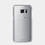 Galaxy S7 ile Uyumlu Clear Back Cover Kılıf Gümüş EF-QG930CSEGWW