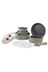 Neoflam Midas 11 Parça Tencere Tava Seti Gri