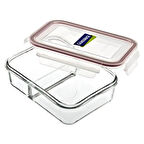 Duo Bölmeli Saklama Kabı 920 Ml.