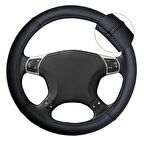 Chevrolet Epica 2006 2011 uyumlu direksiyon koruyucu kılıf - siyah deri terletmez geçme model