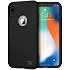 Buff iPhone X ile Uyumlu 4D Kılıf Black