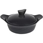 Primanova Anthony Alüminyum Döküm Seramik Kaplama 24 cm Sığ Tencere Siyah D-ANT24L