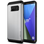 VRS Design Galaxy S8 Waved Hard Drop Kılıf Waved Waved Satin Silver