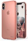Ringke Air iPhone X ile Uyumlu KIlıf Rose Gold 1.04 mm