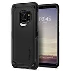 Spigen Galaxy S9 ile Uyumlu Kılıf Hybrid Armor Black