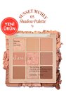 Mat ve Işıltılı Renk Seçenekleri Sunan Far Paleti DASIQUE Shadow Palette (#05 Sunset Muhly)
