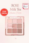 Mat ve Işıltılı Renk Seçenekleri Sunan Far Paleti DASIQUE Shadow Palette (#27 Rose Milk Tea)