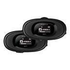 Sena 5R Motosiklet İnterkomu (İkili Paket) Siyah