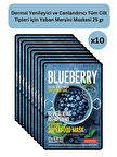 DERMAL Yenileyici ve Canlandırıcı Yaban Mersini Maskesi 25 gr 10 Adet