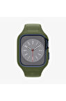 Spigen Apple Watch 45mm (Seri 9/8/7) Kılıf & Kordon Kayış Liquid Air Pro Moss Green Outlet