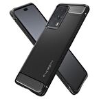 Spigen 13 Lite ile Uyumlu Kılıf Rugged Armor Matte Black