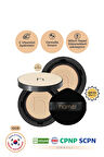 Zero Fit Cushion Uzun Süre Kalıcı Kore Fondöten SPF50+ PA+++ Doğal Bitişli Refill x2 12g Natural