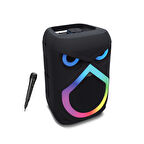 Auris KLN140 25W 8 inç Mikrofonlu RGB Bluetooth Hoparlör