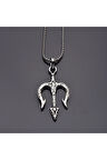 Şeytan Dirgen Kolye Erkek Çelik Takı Aksesuar
