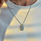 925 Ayar Gümüş Mısır Lotus Ve Ra'nın Gözü Unısex Kolye