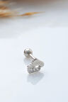 925 Ayar Bebek Ayak Motifli Minimal Tragus Piercing