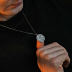 925 Ayar Gümüş Şaman Davulu Unısex Kolye