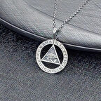 925 Ayar Gümüş Antik Mısır Horus'un Gözü Unisex Kolye