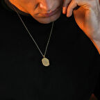 925 Ayar Gümüş İlk Barış Antlaşması Unısex  Kolye